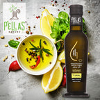 Organic Lemon Infused Extra Virgin Olive Oil, Finishing Oil, Single Origin Greece, 8.45 Oz