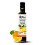 Aleta Organic, Infused Balsamic Vinegar, Orange & Fig Combo Pack, No Preservatives, Glass Bottle, 8.45 oz., Pack of 2