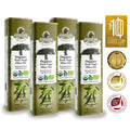 Ellora Farms, Organic Greek Extra Virgin Olive Oil, Koroneiki Variety Olives, Single Origin & Traceable, 17 oz Tin, Pack of 4