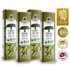 Ellora Farms, Organic Greek Extra Virgin Olive Oil, Koroneiki Variety Olives, Single Origin & Traceable, 17 oz Tin, Pack of 4