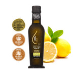 Organic Lemon Infused Extra Virgin Olive Oil, Finishing Oil, Single Origin Greece, 8.45 Oz