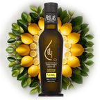 Organic Lemon Infused Extra Virgin Olive Oil, Finishing Oil, Single Origin Greece, 8.45 Oz