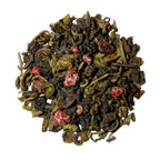 BERRY SENSATION TEA, Ceylon Green Tea With Real Fruit Pieces, Dessert Tea Collection, 2 oz. Jar
