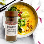 Spicy Thai Seasoning, Salt Free, Enjoy as Pasta Topper, Vegetables, Stir-Fry, Noodles, 2.5 oz In Glass Bottle, Non-GMO, Pack of 2