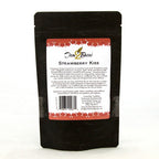 Strawberry Kiss Tea, Loose Leaf Hibiscus Infusion with Tropical Fruit Pieces, Resealable Pouch, 3.5 oz.