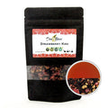 Strawberry Kiss Tea, Loose Leaf Hibiscus Infusion with Tropical Fruit Pieces, Resealable Pouch, 3.5 oz.