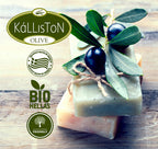 Avocado & Coconut Oil with Organic Extra Virgin Olive Oil, Massage Body & Exfoliating Soap, Made in Greece, 110g Each