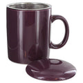 Infuser Tea Mug With Lid, 11 oz Purple