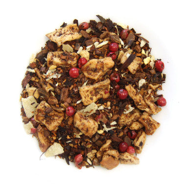 Organic Ginger Apple Pie Tea, Caffeine Free Herbal Infusion, Dessert Tea Collection, 2 oz. Jar