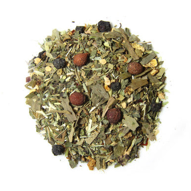 ORGANIC GRATEFUL HEART TEA, Caffeine Free Herbal Infusion, Wellness Tea Collection, 1 oz. Jar